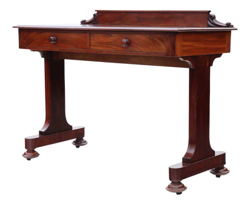 Victorian mahogany writing desk View V