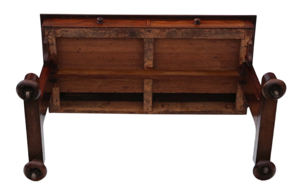 Victorian mahogany writing desk View VIII