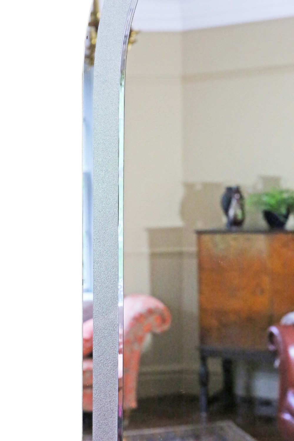 Vintage large bathroom or  wall mirror  View II