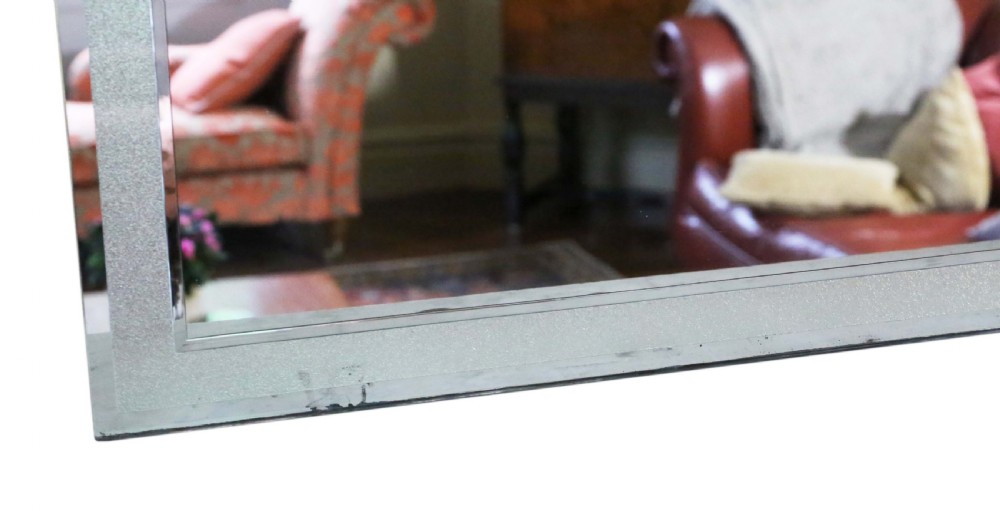 Vintage large bathroom or  wall mirror  View IV