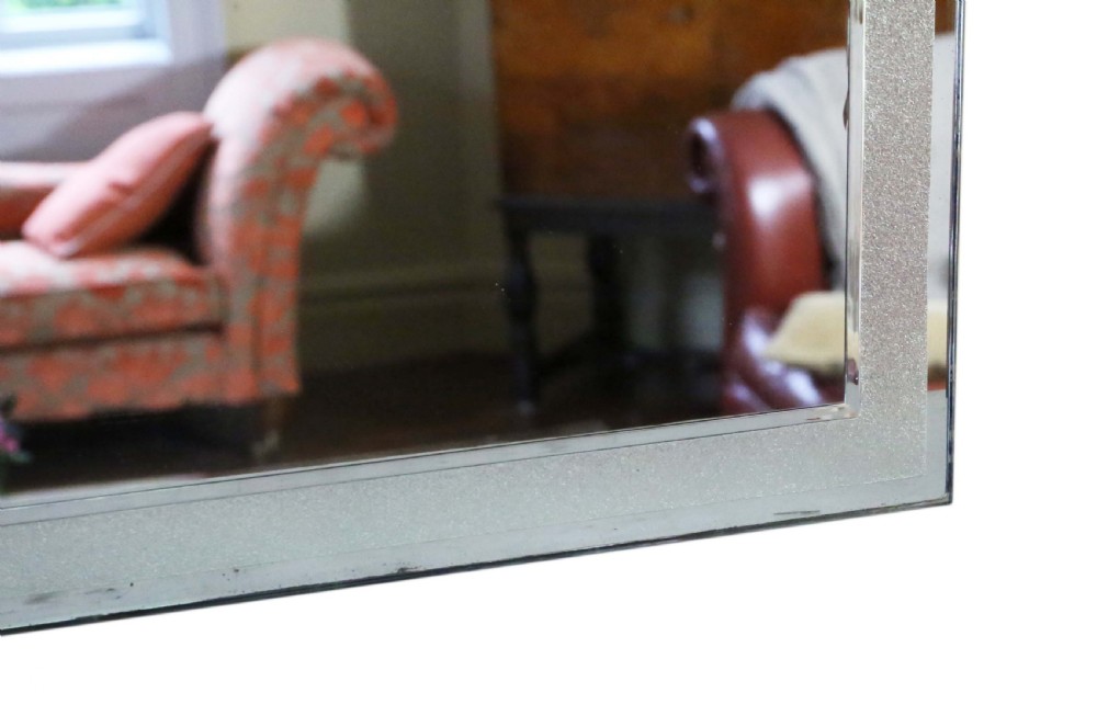Vintage large bathroom or  wall mirror  View V