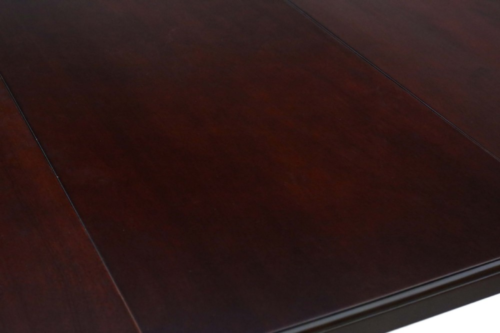 Large mahogany windout extending dining table 6'8