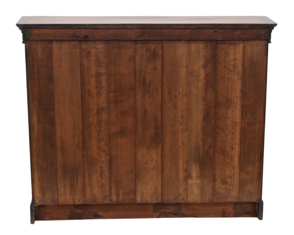 Victorian walnut adjustable bookcase  View VII