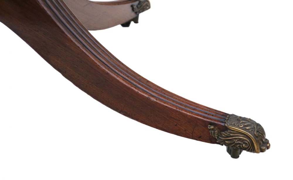 Regency mahogany sofa table View VIII