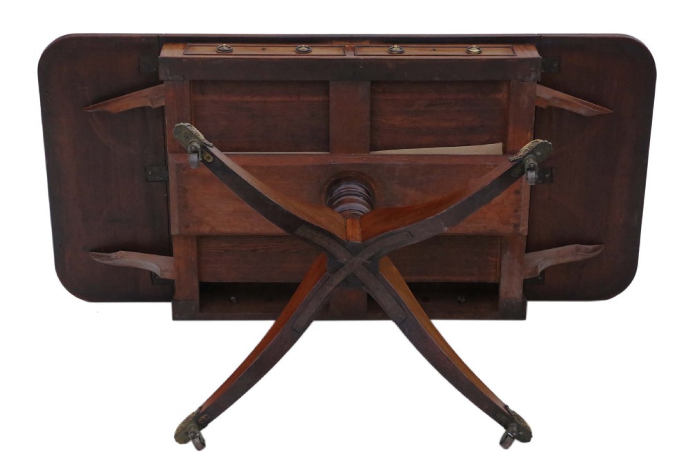 Regency mahogany sofa table View XII