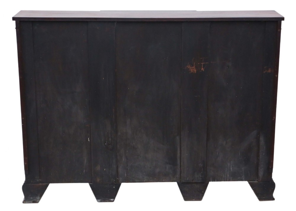 Victorian mahogany adjustable glazed breakfront bookcase  View VIII