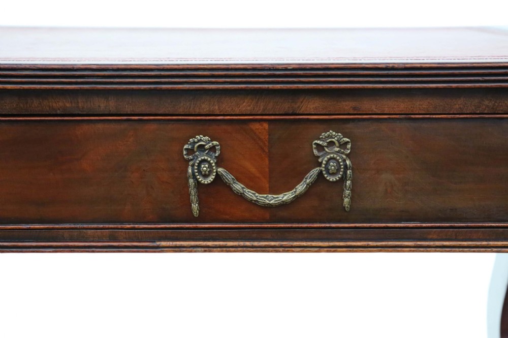 Flame mahogany writing table View III