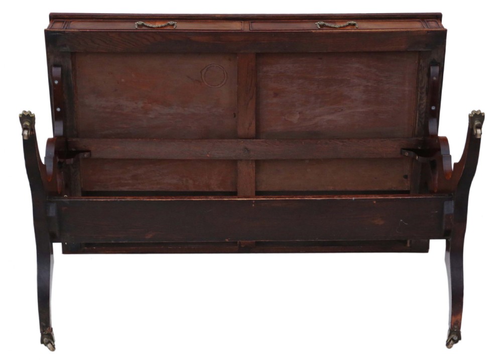 Flame mahogany writing table View XII