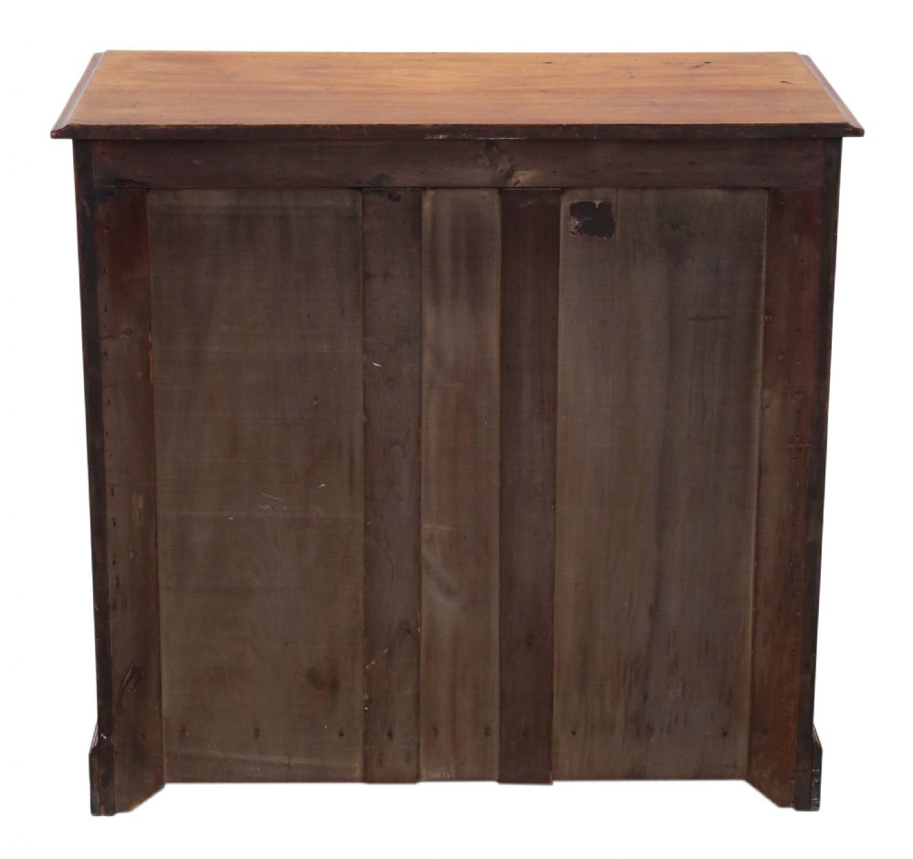 Victorian decorated ash chest of drawers View X