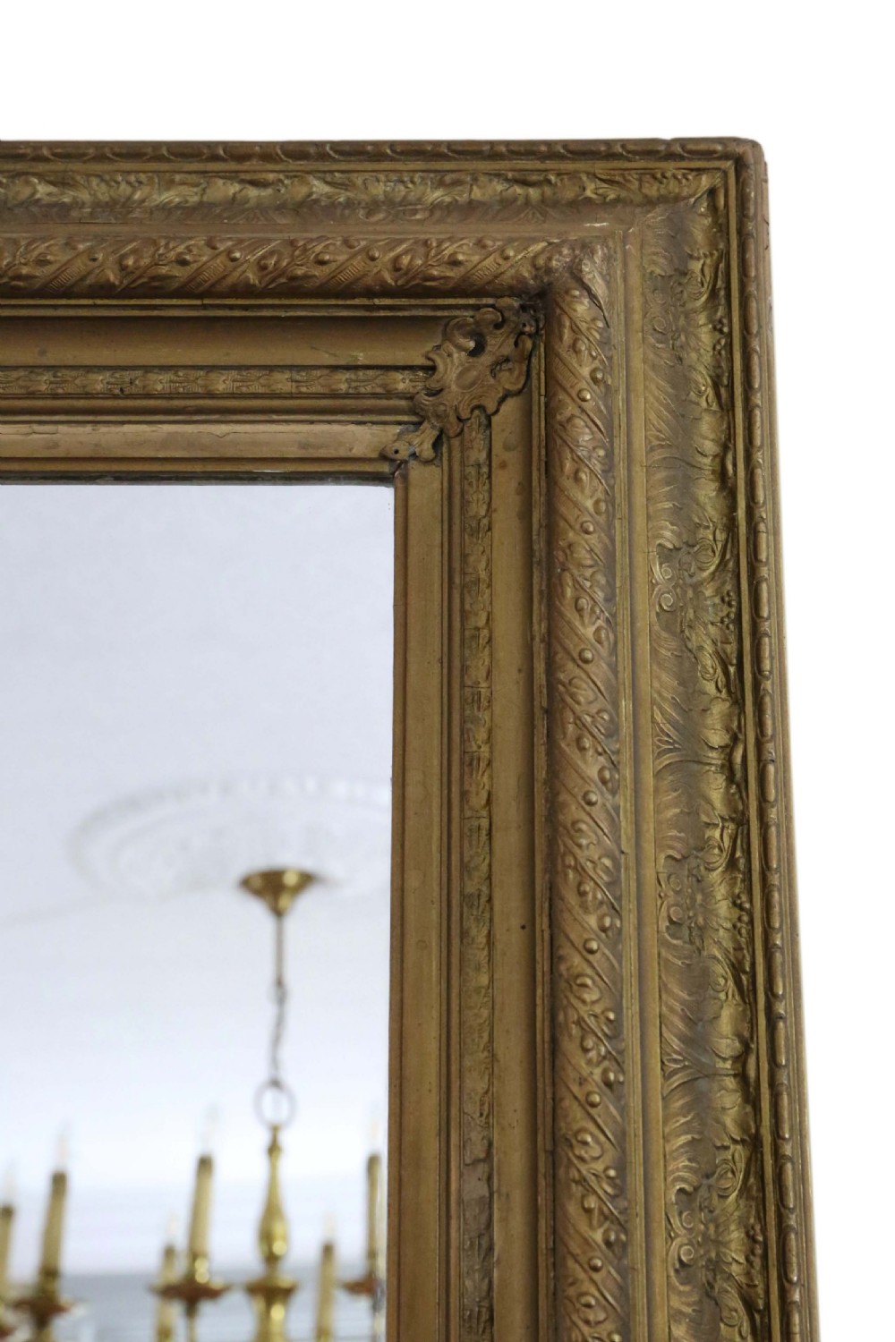 Large 19th Century gilt wall mirror  View II