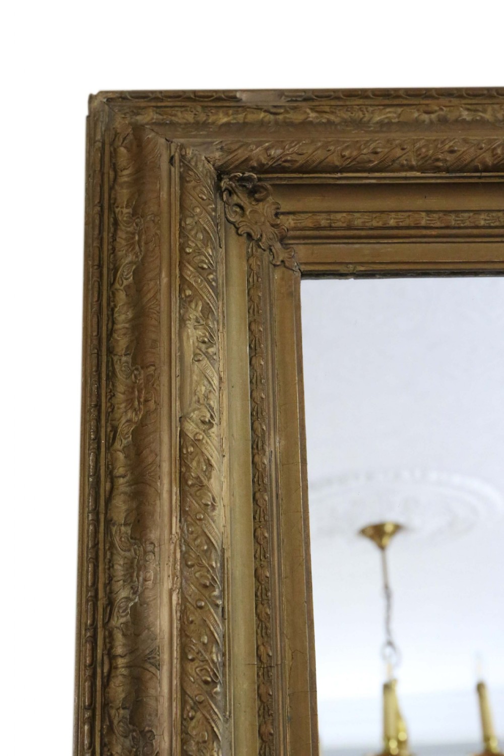 Large 19th Century gilt wall mirror  View III