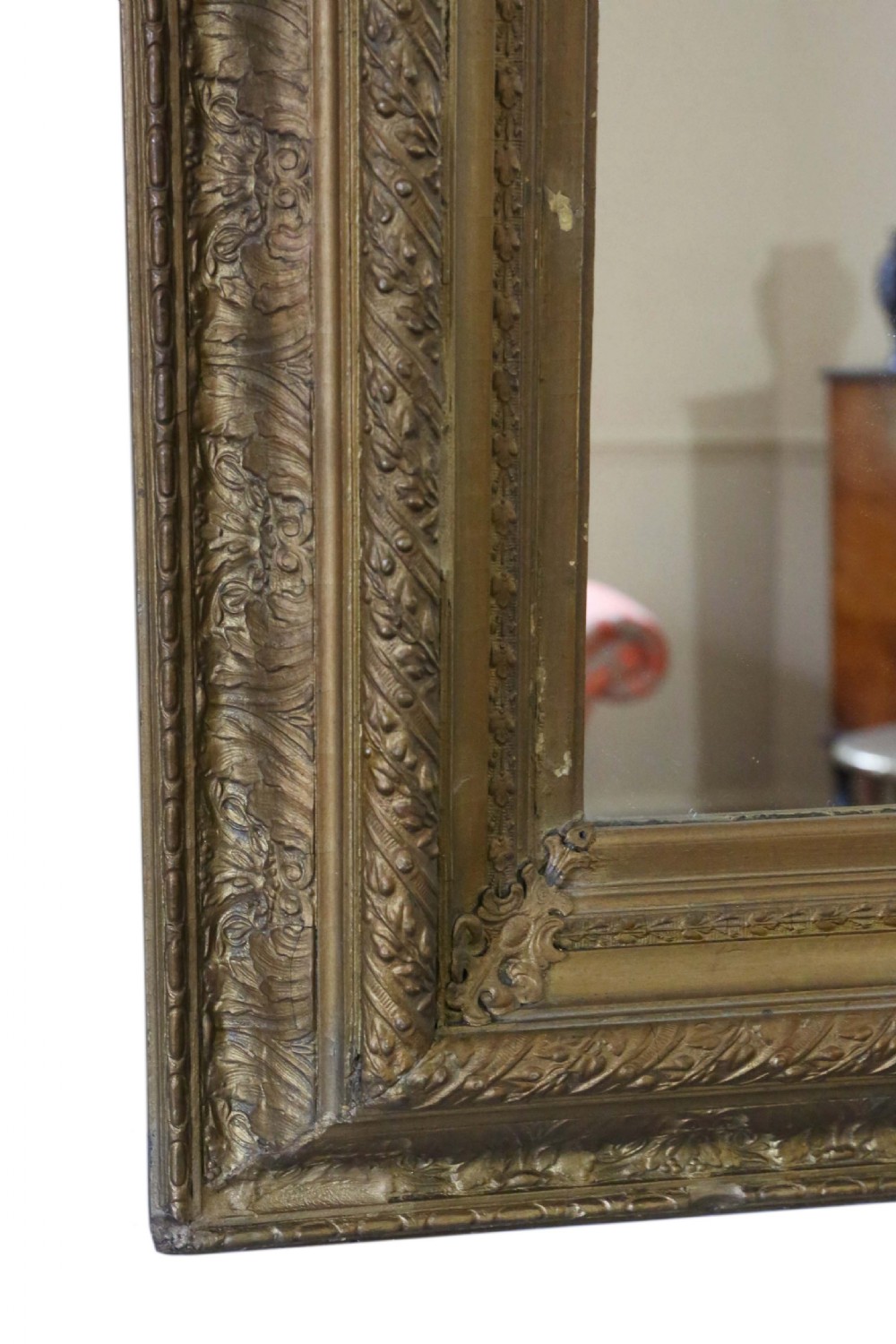 Large 19th Century gilt wall mirror  View V