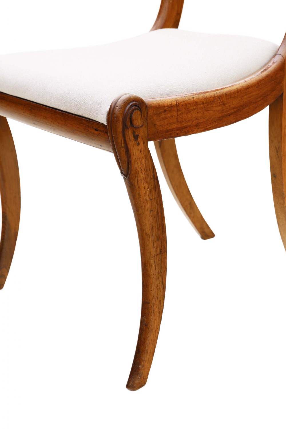 Set of 6 Regency faux rosewood dining chairs View VII