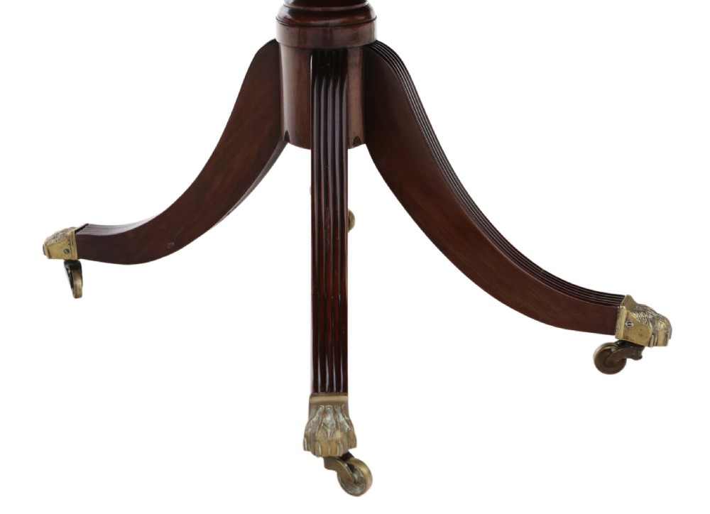 Mahogany extending dining table View VI