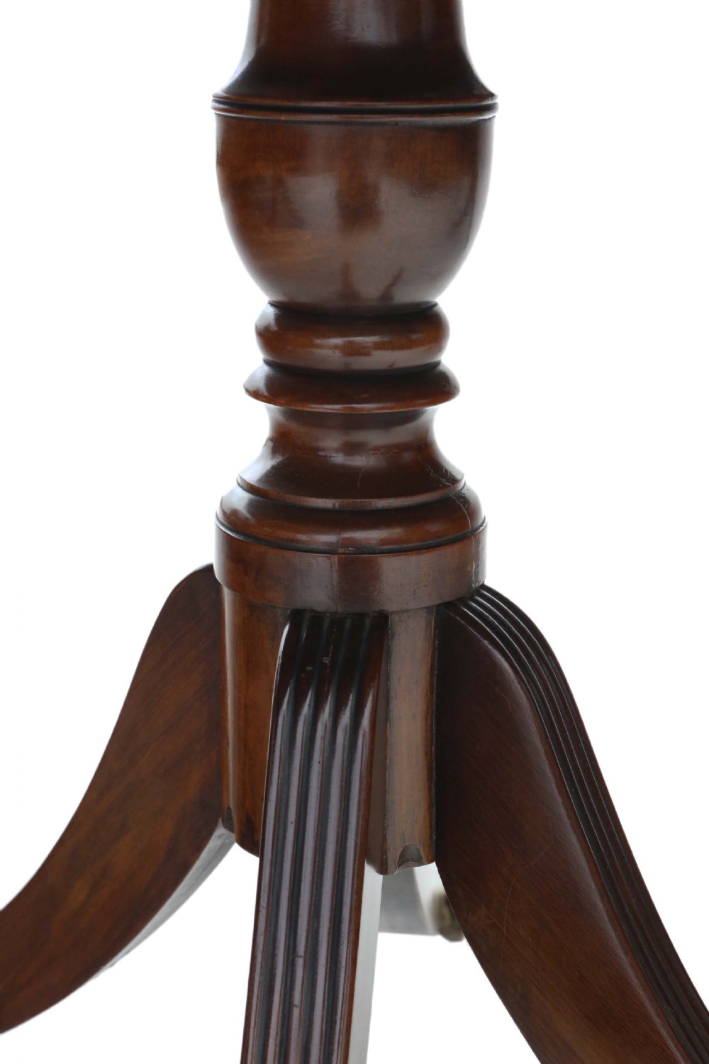 Mahogany extending dining table View VII