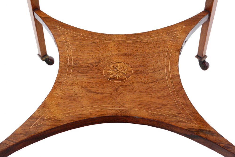 19th Century rosewood octagonal centre table View III