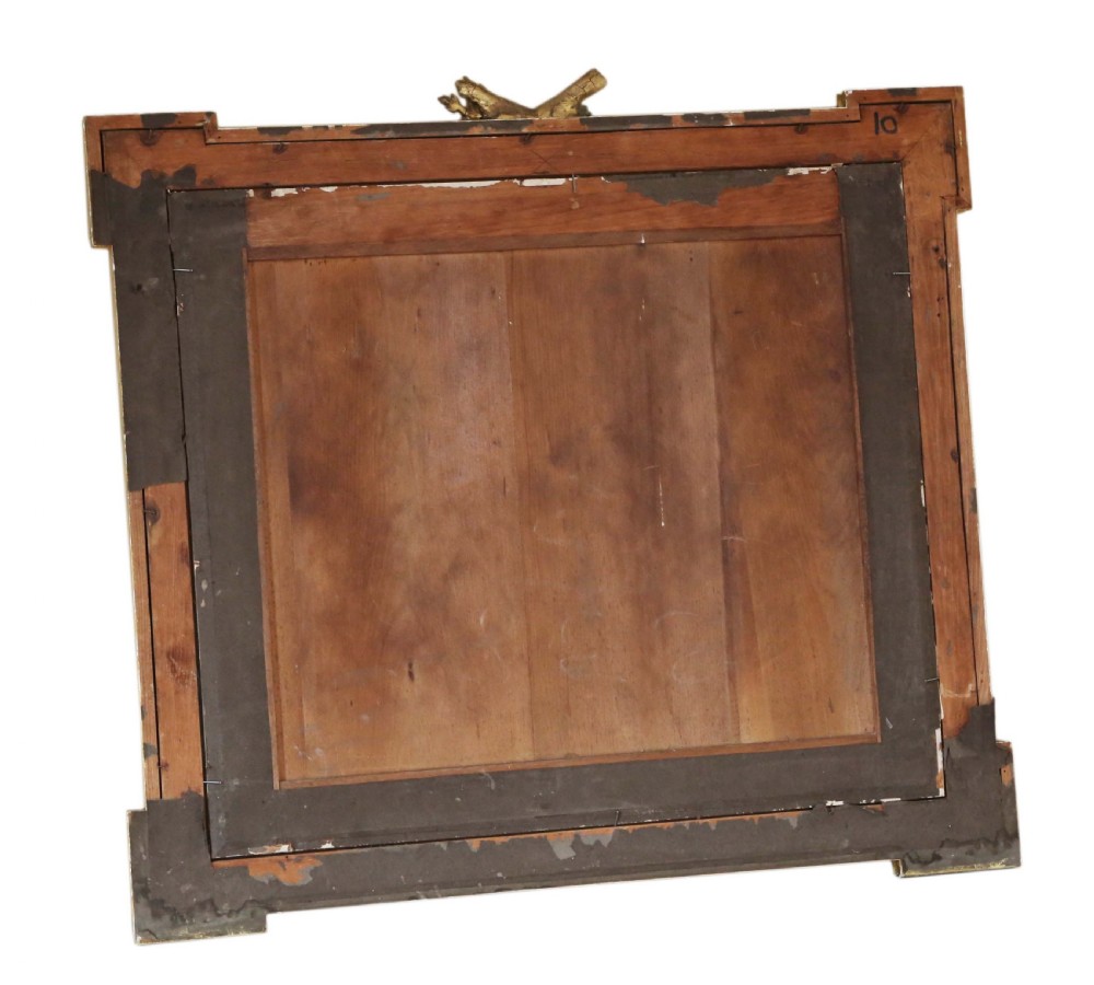 Large gilt 19th Century overmantle mirror  View VII