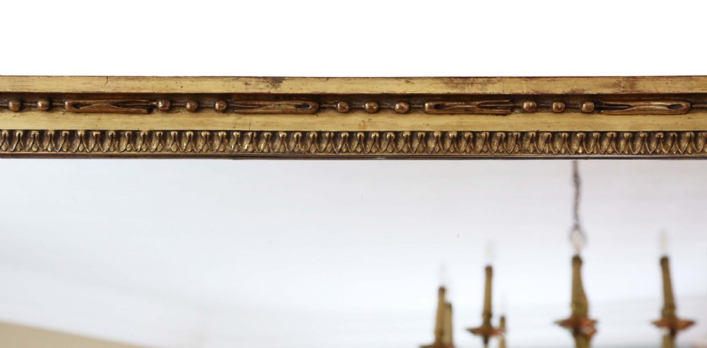Large pair of gilt 19th Century overmantle mirrors  View IV