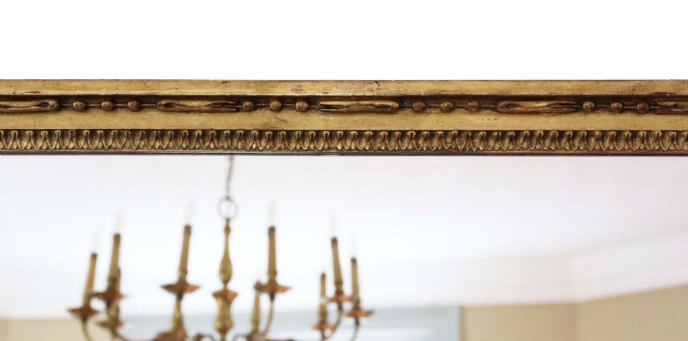 Large pair of gilt 19th Century overmantle mirrors  View VII