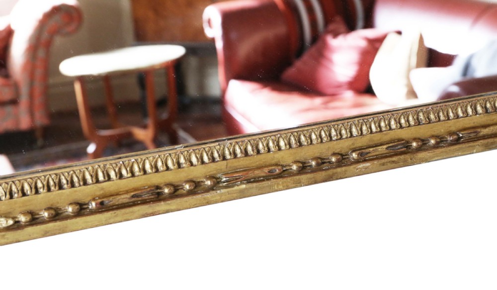 Large pair of gilt 19th Century overmantle mirrors  View VIII