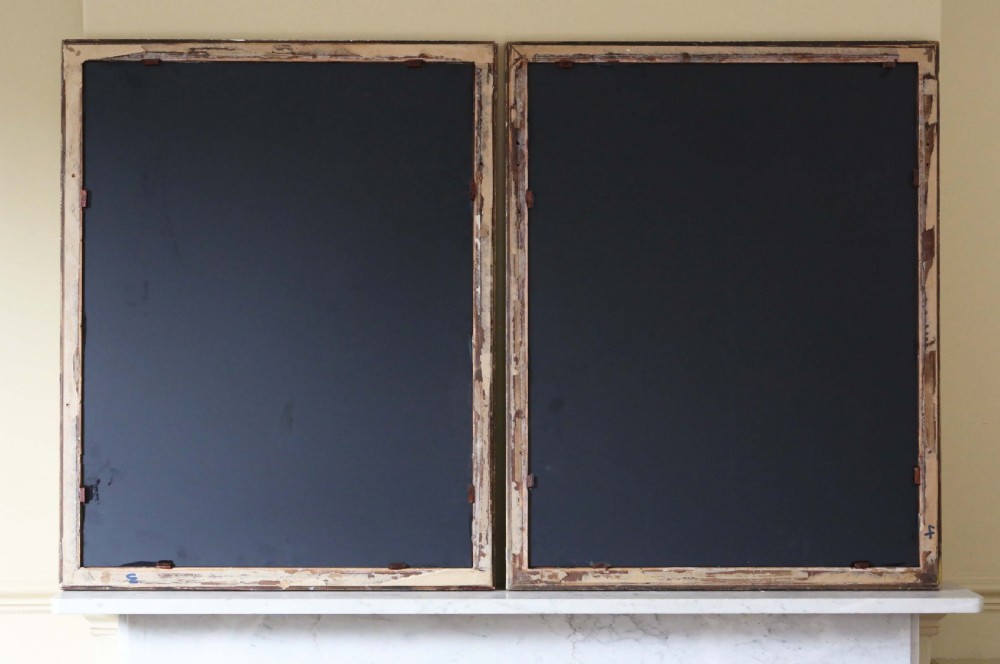 Large pair of gilt 19th Century overmantle mirrors  View XIII