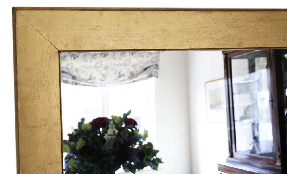 Very large gilt late 19th Century overmantle mirror  View II