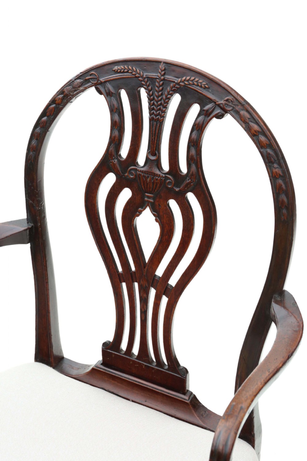 Set of 8 Georgian mahogany dining chairs View VI