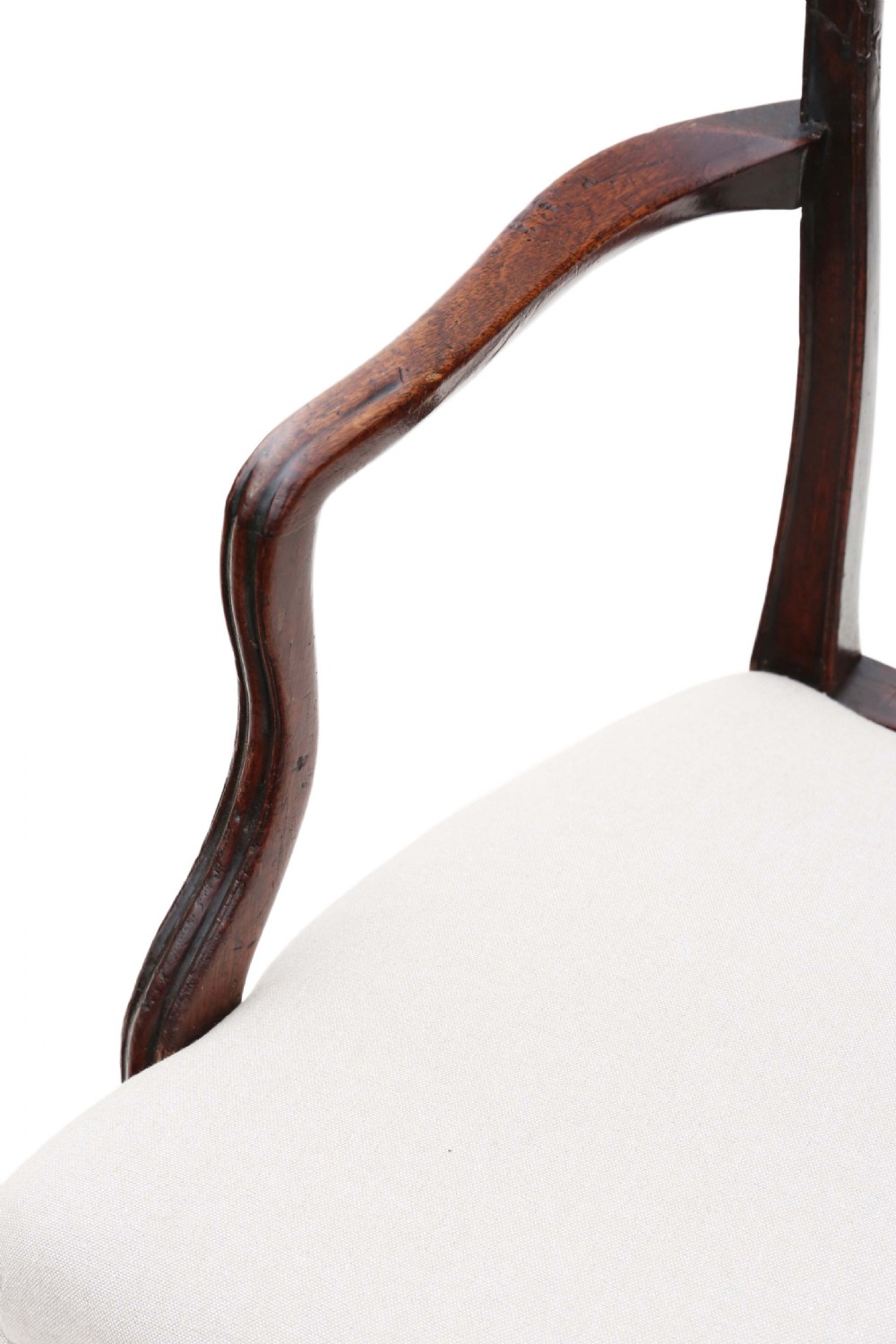 Set of 8 Georgian mahogany dining chairs View VII