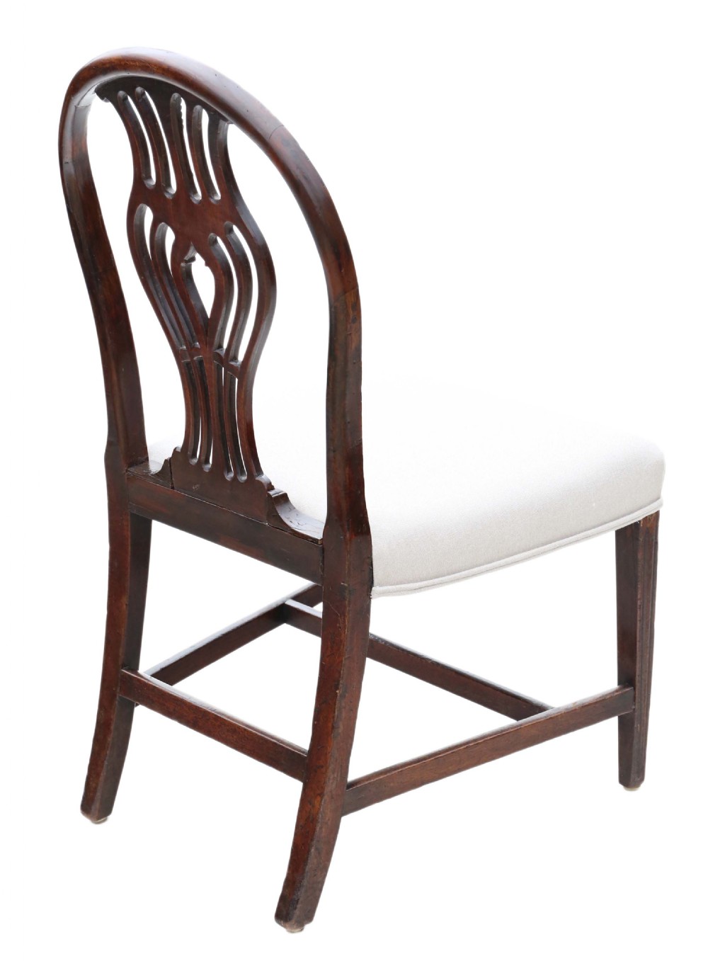 Set of 8 Georgian mahogany dining chairs View XI