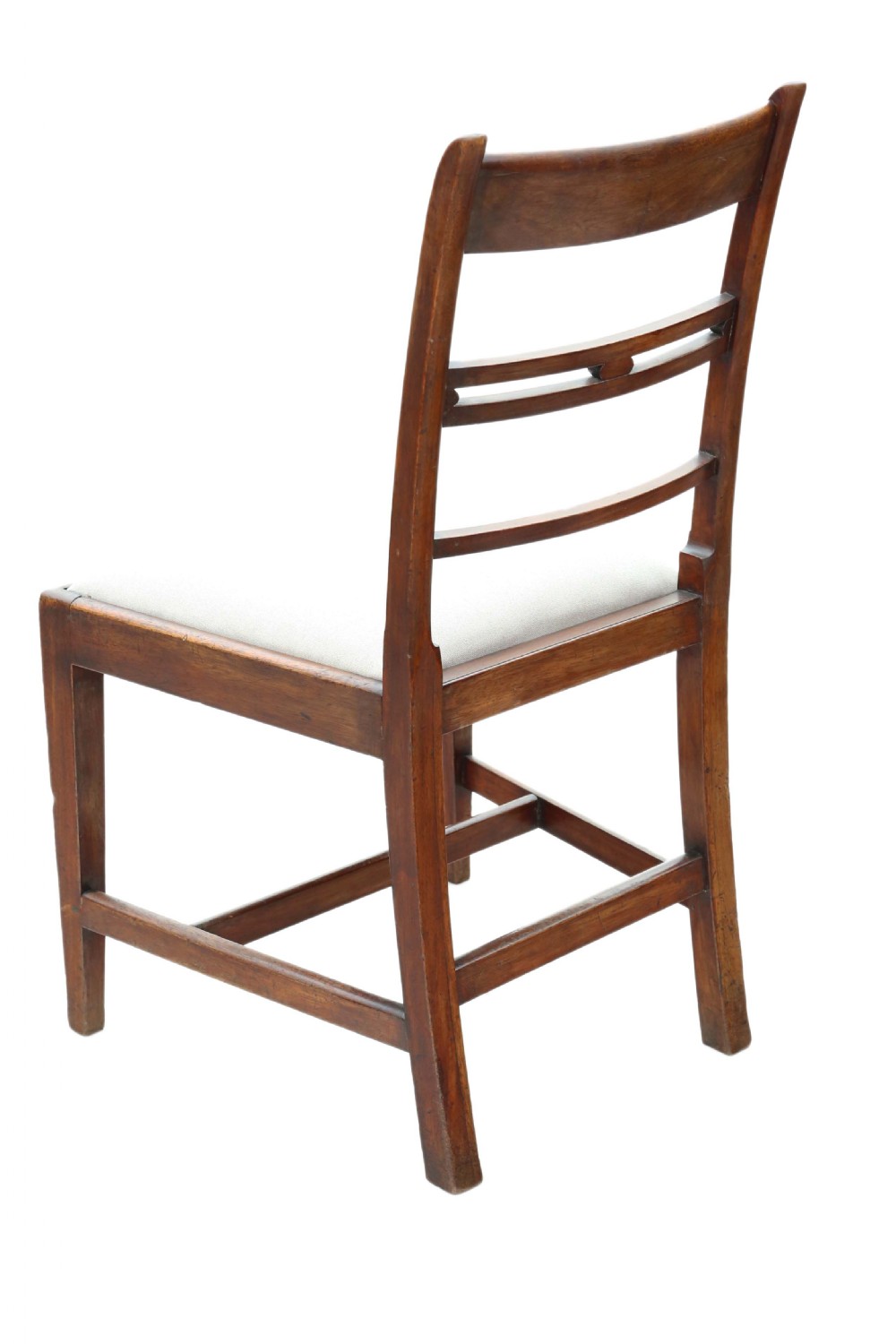 Set of 8 Georgian mahogany dining chairs View V