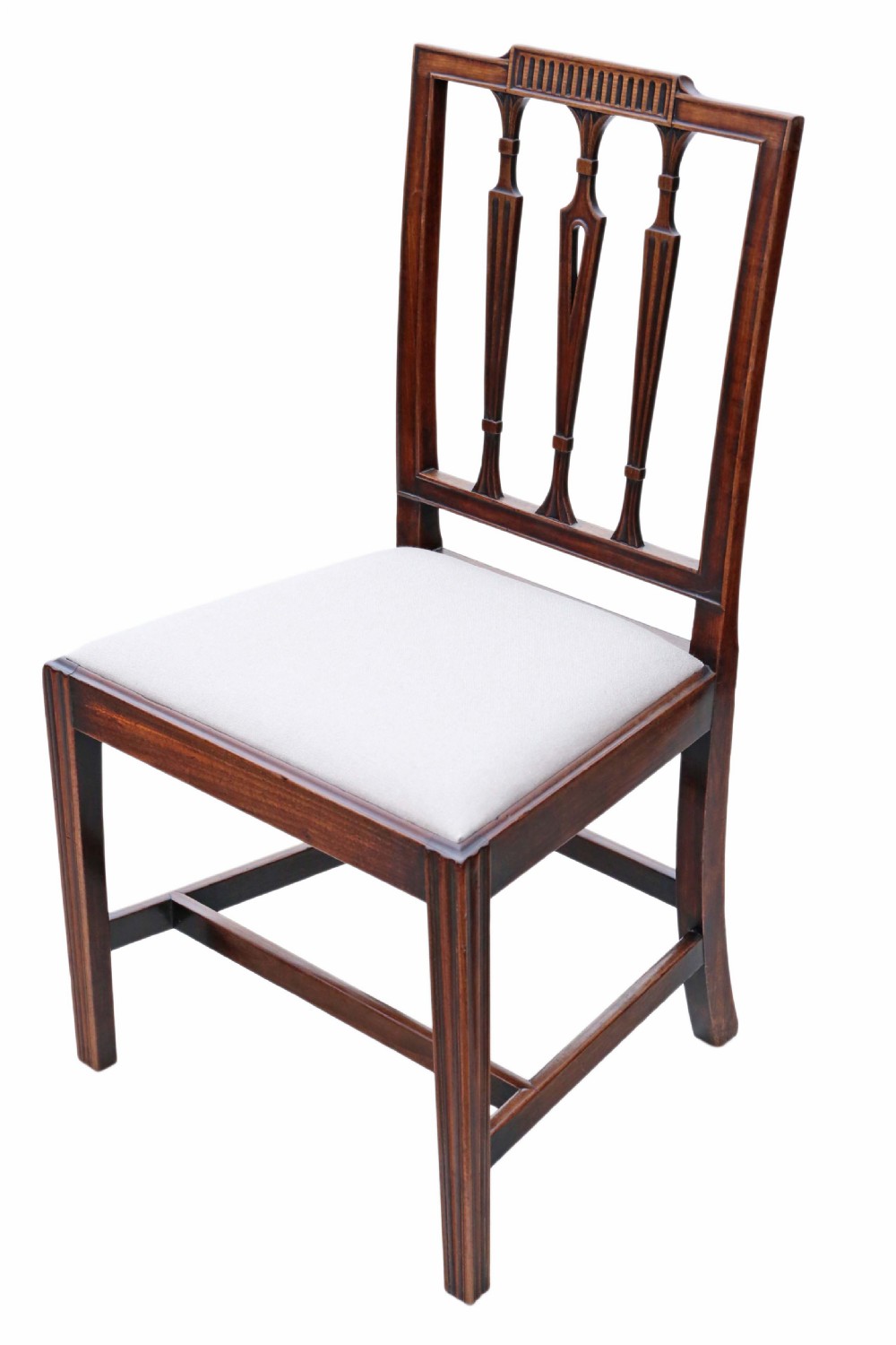 Set of 6 Georgian mahogany dining chairs View VI