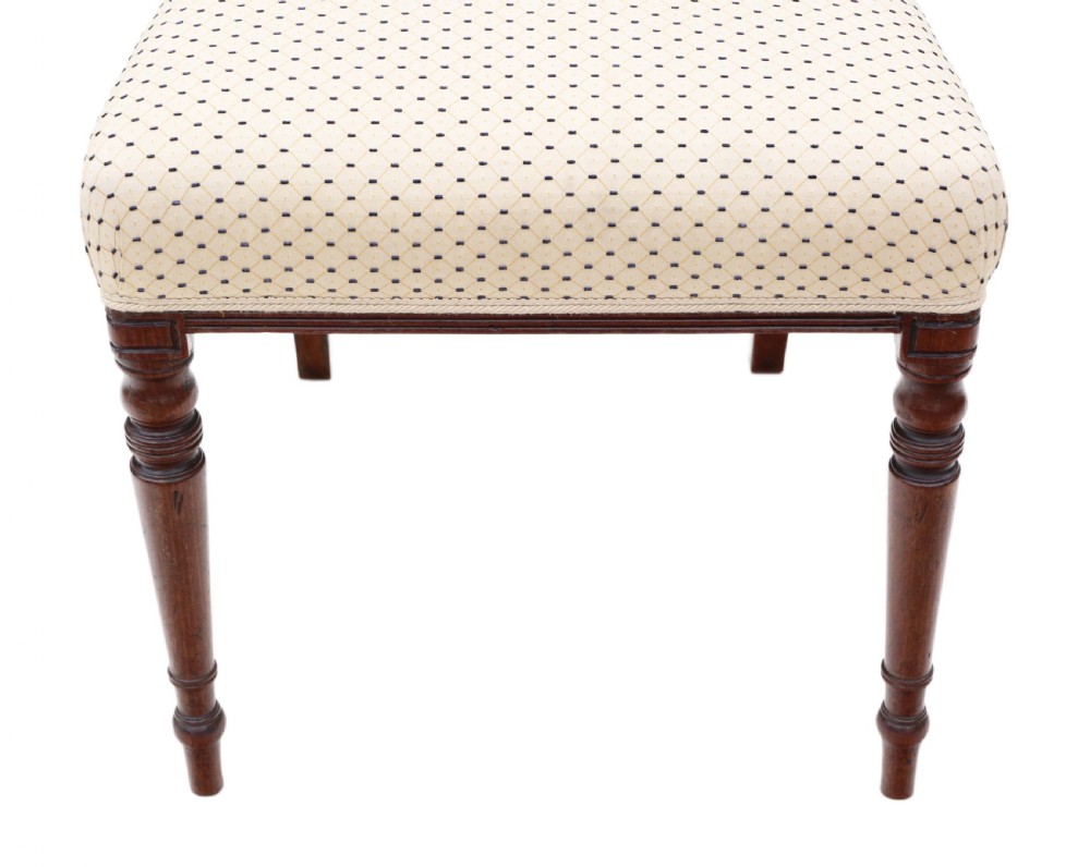 Set of 8 Georgian mahogany dining chairs View VIII