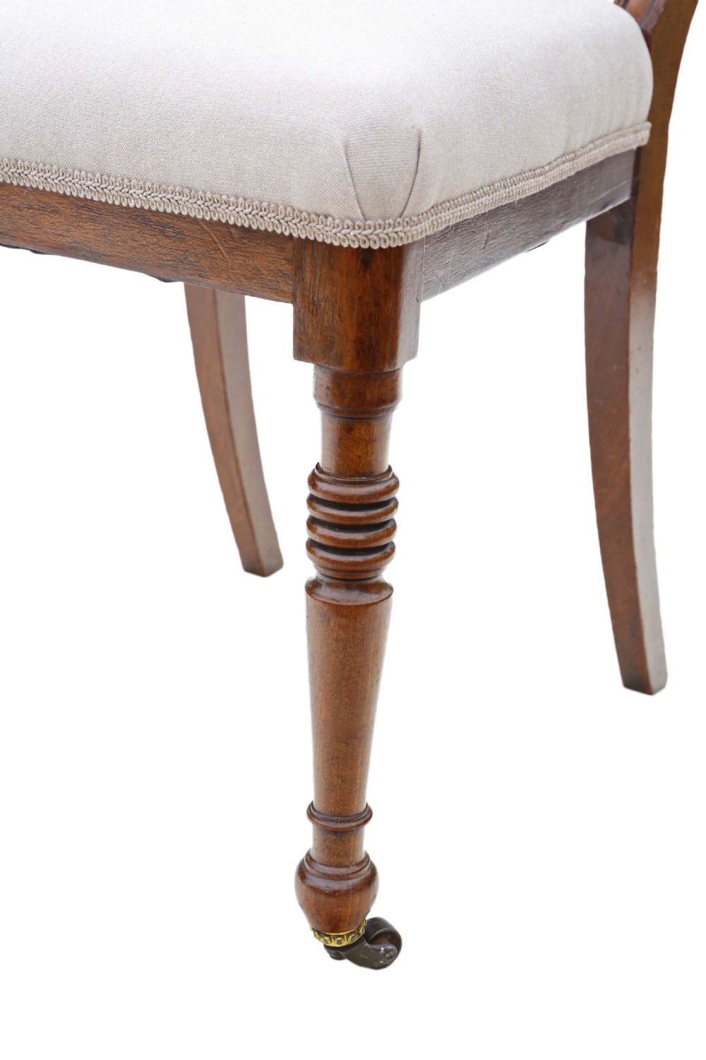 Set of 8 mahogany dining chairs View VII
