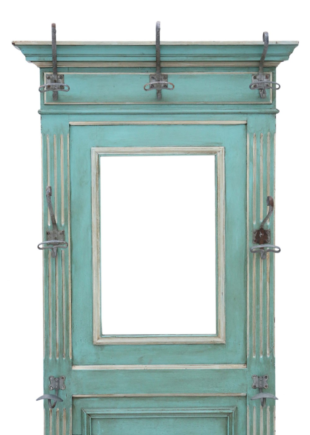 French painted hall, coat, hat, stick, umbrella, stand View V