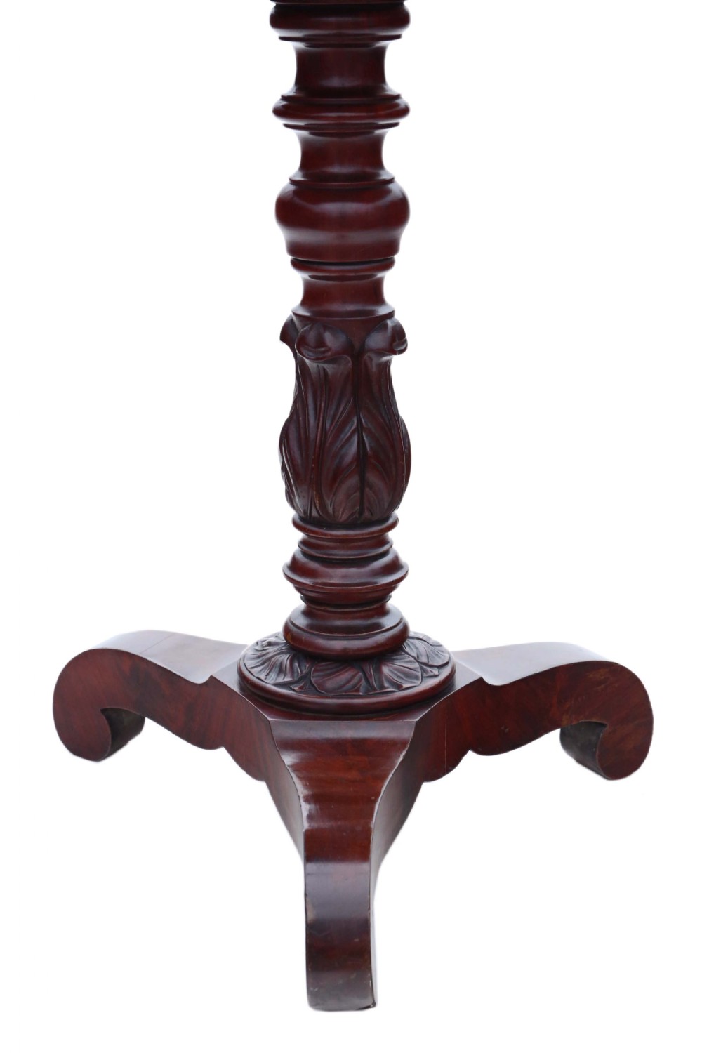 Victorian flame mahogany work table box View III