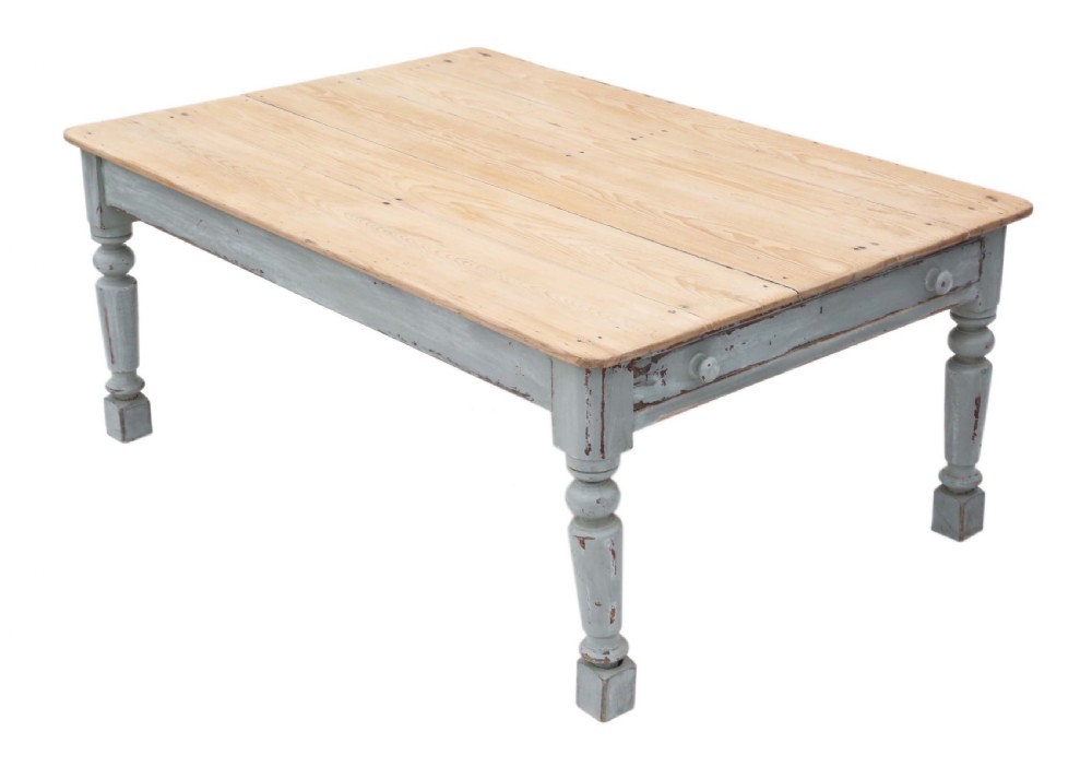Pine scrub top kitchen table View IX