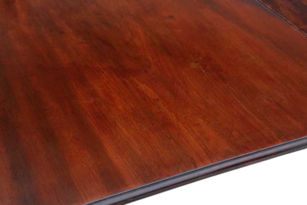 Regency mahogany extending dining table View V