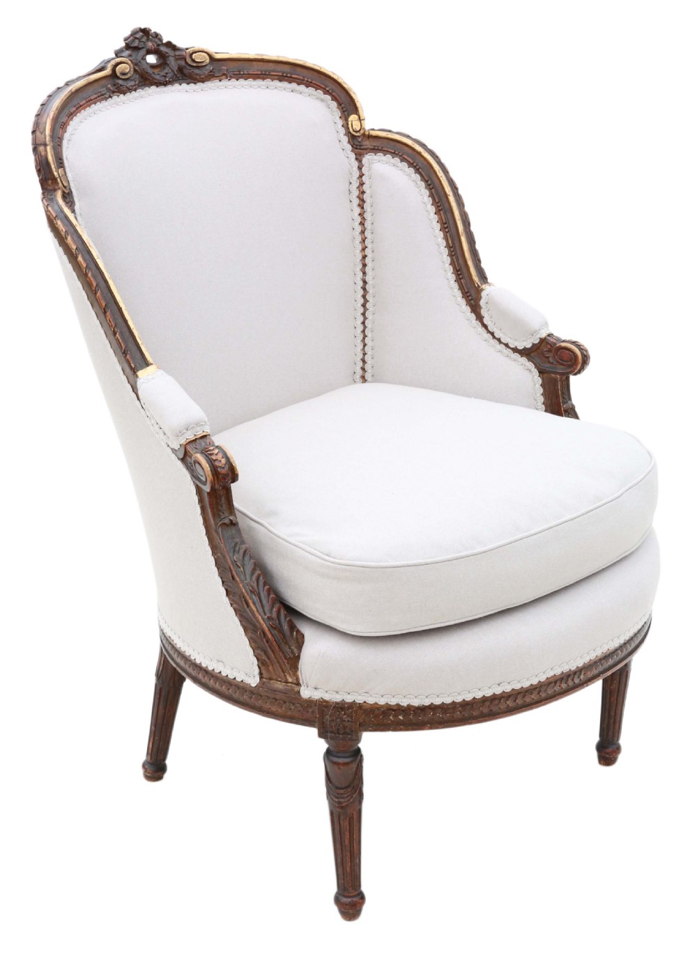 Gilt 19th Century armchair  View V