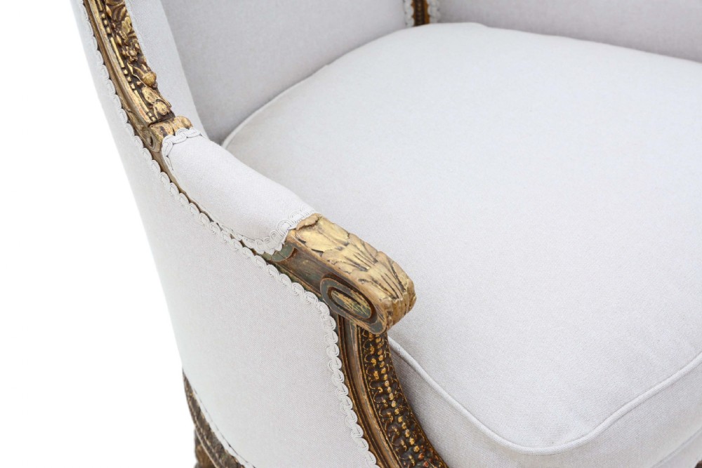 Gilt 19th Century armchair View VIII