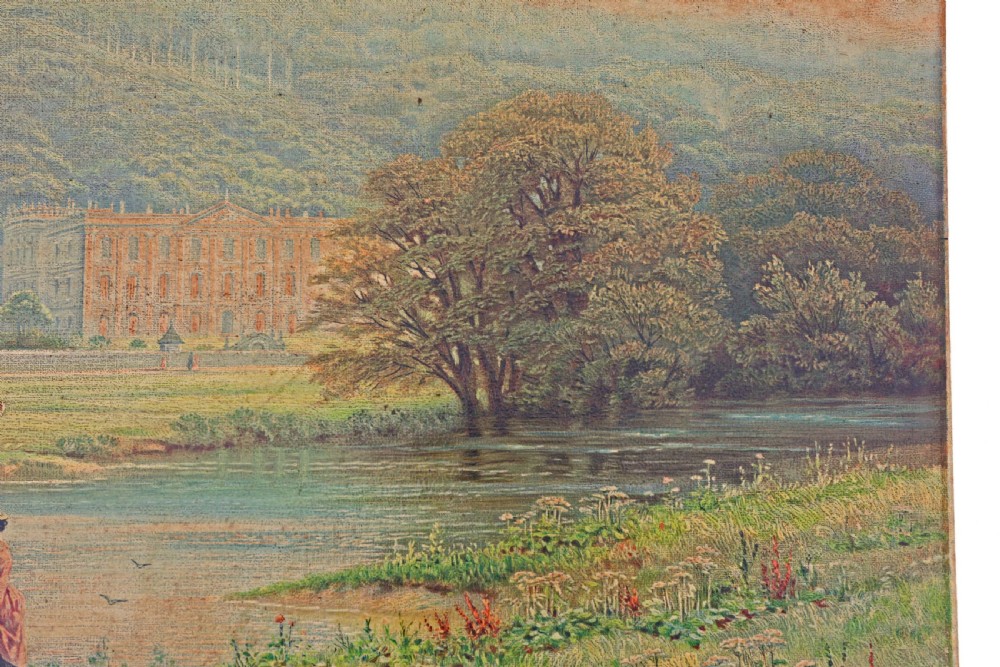 Antique oil painting Robert Finlay McIntyre View II