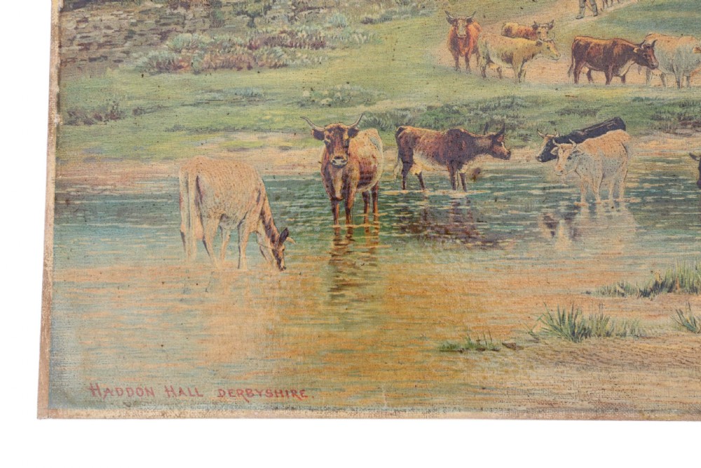 Antique oil painting Robert Finlay McIntyre View III