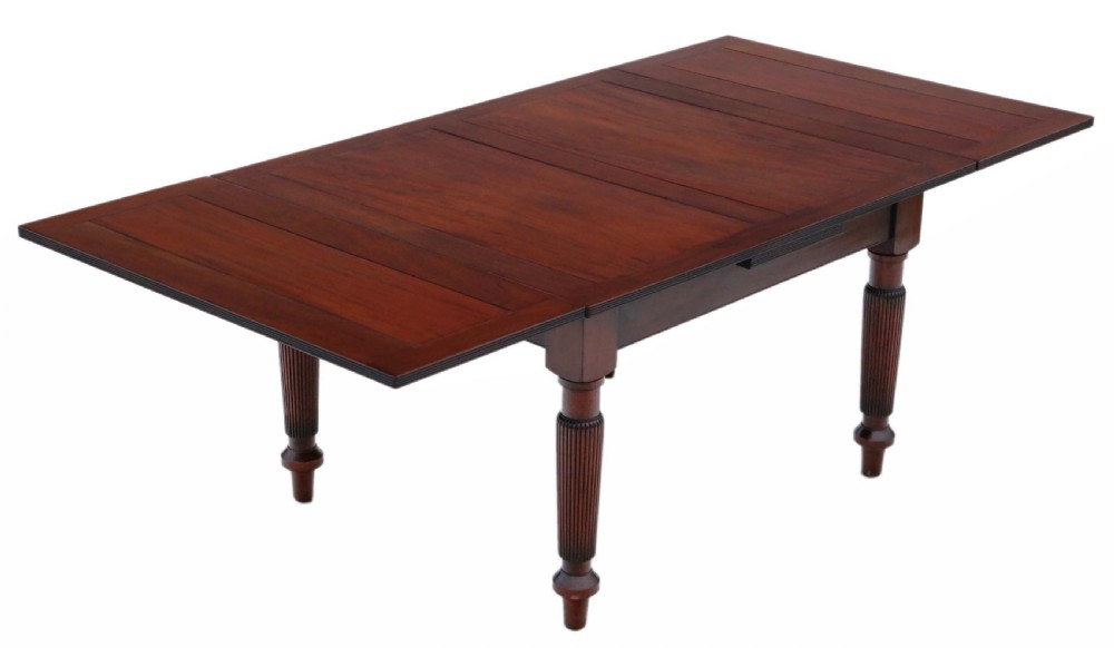 Victorian mahogany draw-leaf extending dining table