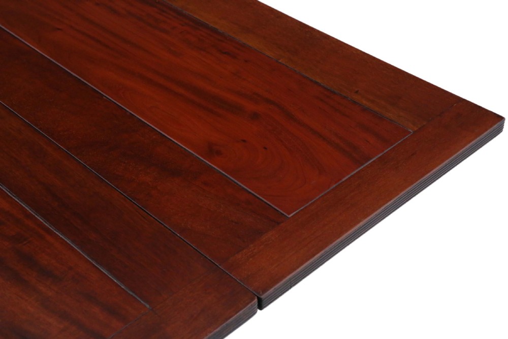 Victorian mahogany draw-leaf extending dining table View III