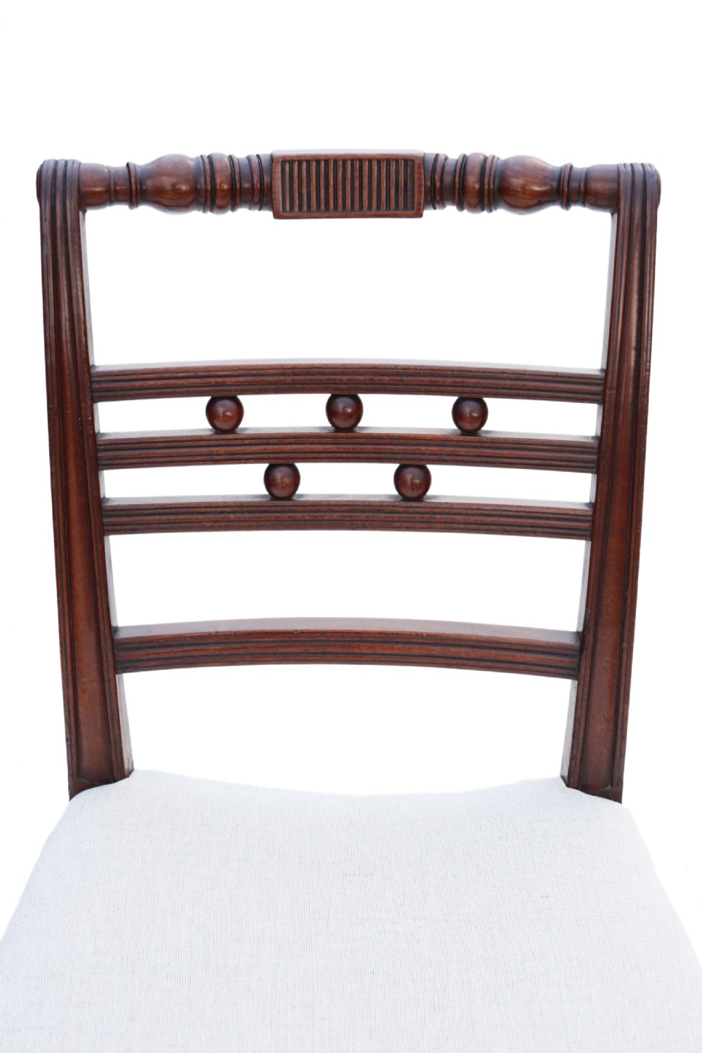 Set of 6 Georgian mahogany dining chairs View VI
