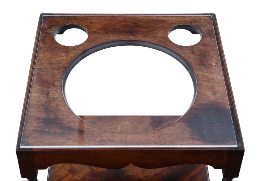 Mahogany Georgian bedside table View III