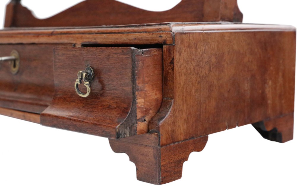 Georgian mahogany dressing table swing mirror View V