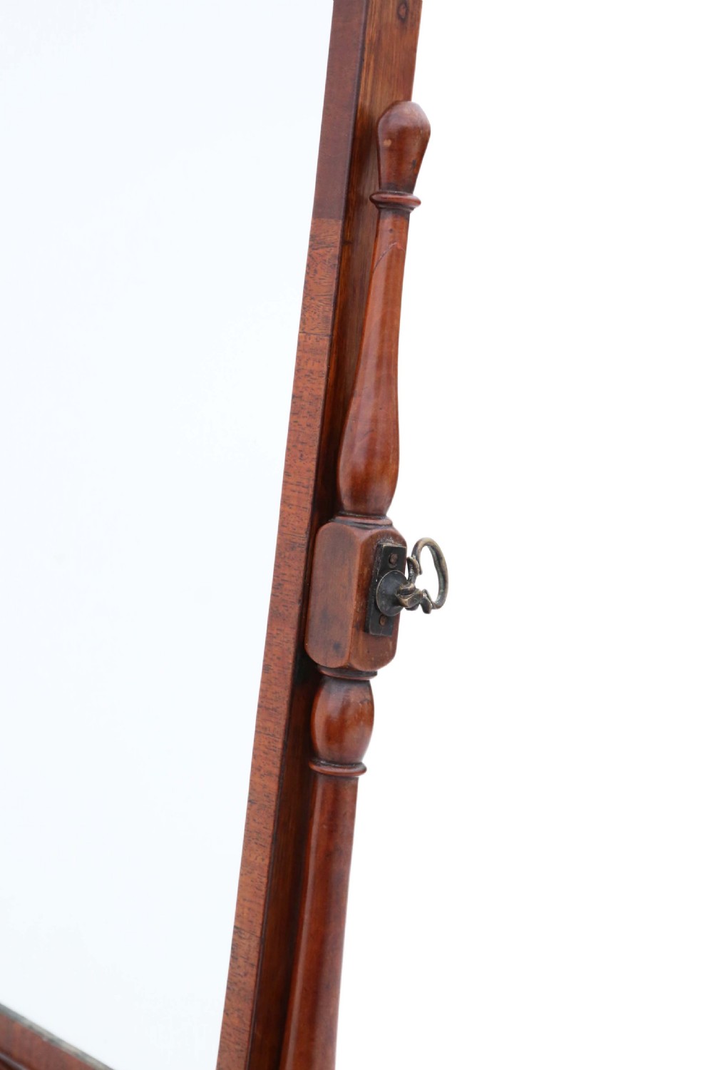 Georgian mahogany dressing table swing mirror View VI