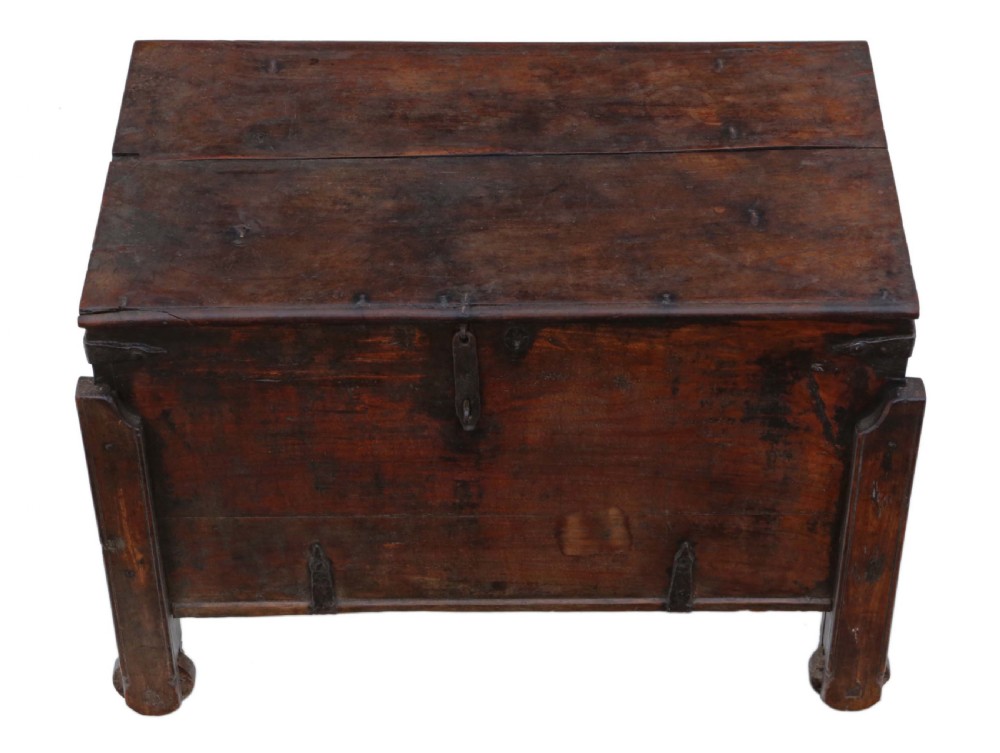 Indian/ Oriental hardwood coffer View II