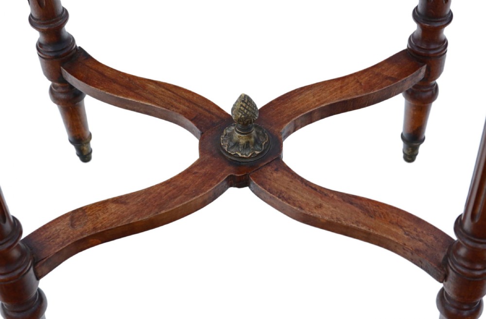 French marquetry bedside table View IX