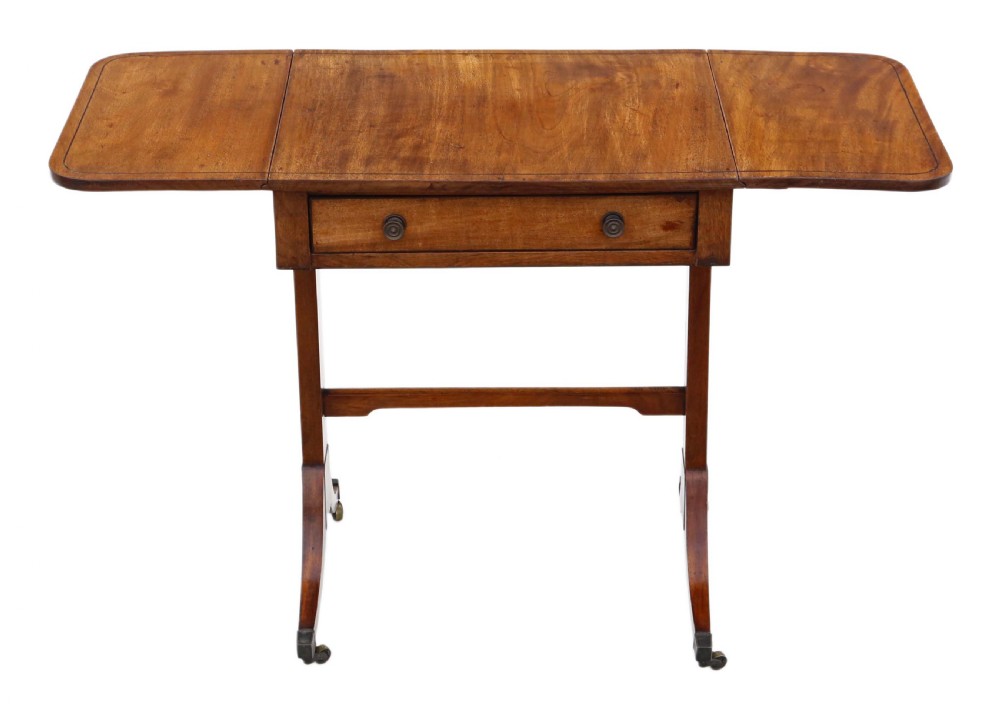 Regency small mahogany sofa table